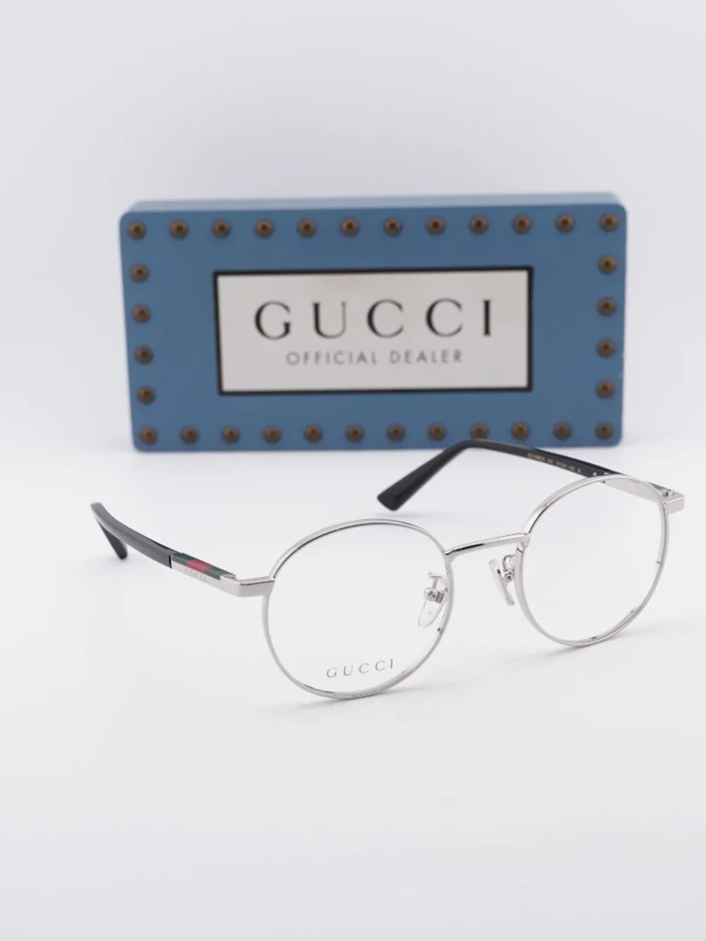 Gucci GG1966OK 001 Round Eyeglasses 51mm - Silver
